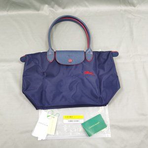 Longchamp Le Pliage 70th Anniversary Tote Bag size Medium Navy